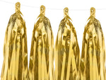 Girlande Quasten Gold | 12Stk./200cm