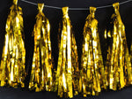 Girlande Quasten Gold | 12Stk./200cm
