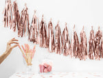 Girlande Quasten Rosegold |12Stk./200cm