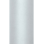 Dekostoff Tüll 0,15m x 9m Grau
