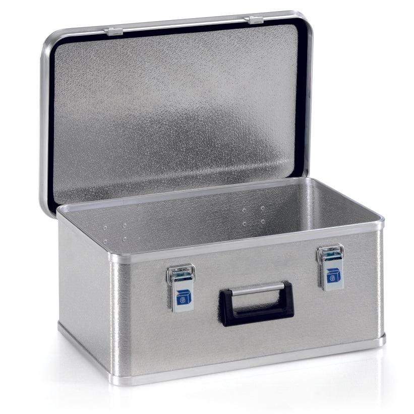 Novocal Transportkiste Material: Aluminium inkl. Scharnierdeckel  mit Kipphebelverschluss - stapel | Packung (1 Stück)