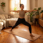 Leichte Kork Yogamatte: rutschfest, dämpfend & langlebig | Lotus Alignment