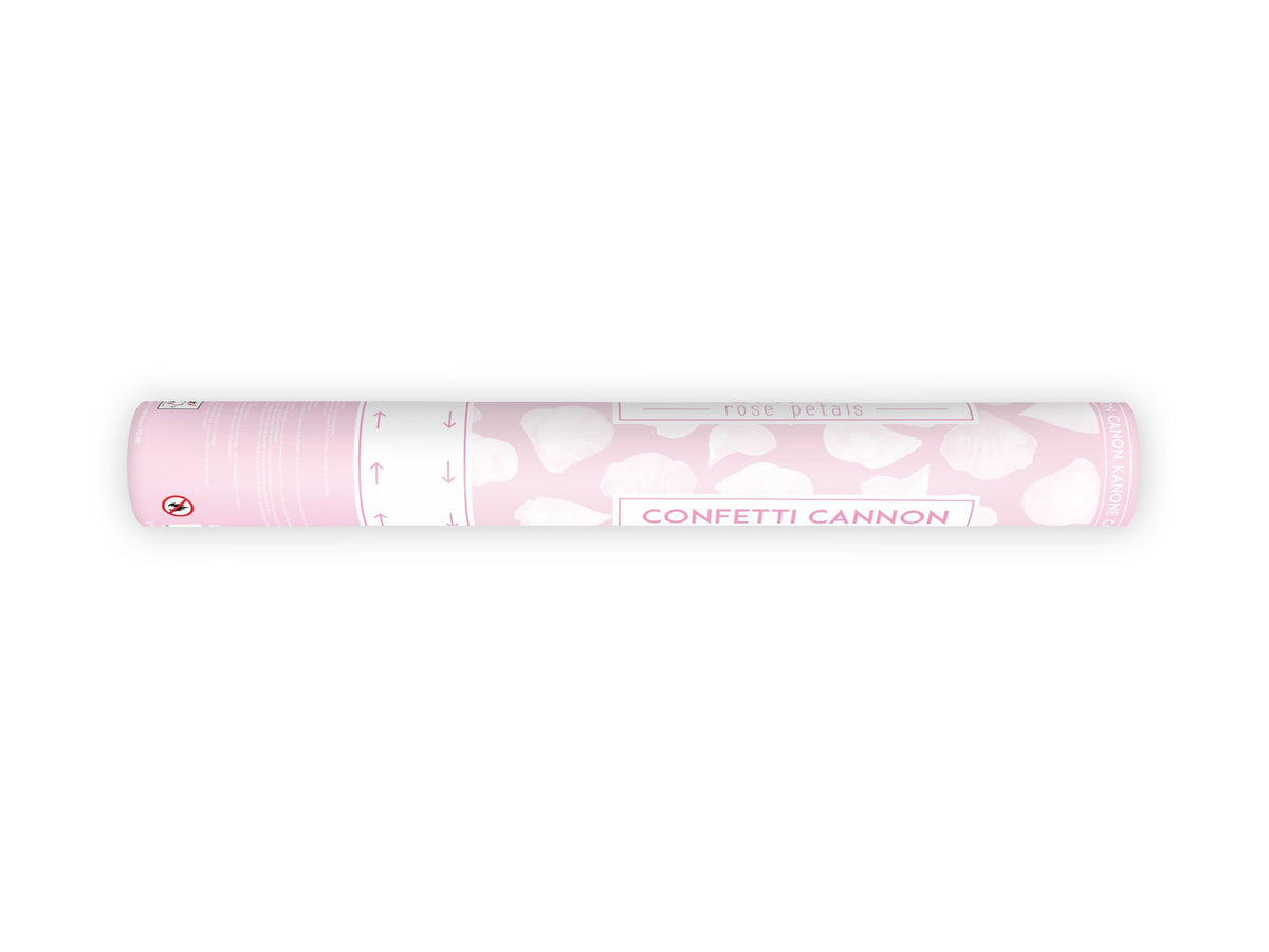 Konfettishooter Rosenblätter Weiß 60cm