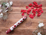 Konfettishooter Rosenblätter Rot 80cm