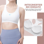 TVI Damen Ärmelloses Radtrikot Fahrradweste Sommer Integrierter BH-Einsatz Atmungsaktiv