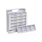 Tablettendispenser, 375 x 225 x 40 mm, weiß, Med-Comfort | 1 Stück