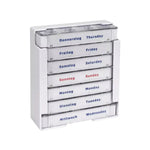 Tablettendispenser, 375 x 225 x 40 mm, weiß, Med-Comfort | 1 Stück