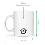 Bedruckte Tasse mit Spruch - Chillkröte