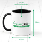 Bedruckte Tasse mit Spruch E-Lan