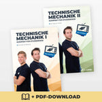 Technische Mechanik 1 & 2 Lernhefte Set
