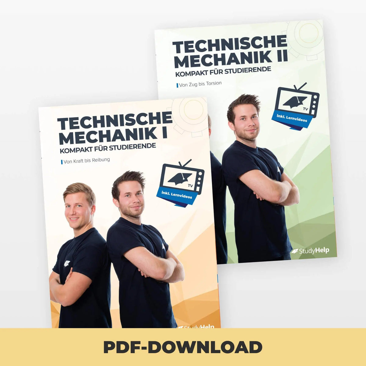 Technische Mechanik 1 & 2 Lernhefte Set