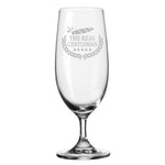 Stölzle Lausitz Bierglas mit Gravur "The real gentleman"