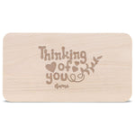 Frühstücksbrettchen Thinking of you