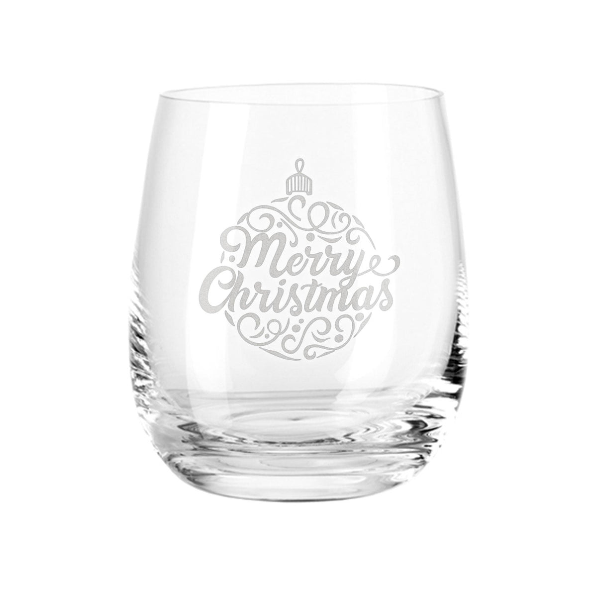 Teelicht mit Gravur - Weihnachtsdeko - Weihnachtskugel