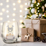 Teelicht mit Gravur - Weihnachtsdeko - Merry X Mas - Personalisiert mit Name