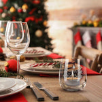 Teelicht mit Gravur - Weihnachtsdeko - Merry Christmas - Personalisiert mit Name