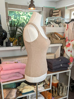Top Strick Viskose Taupe - von Sevenday 8053-4
