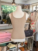 Top Strick Viskose Taupe - von Sevenday 8053-4