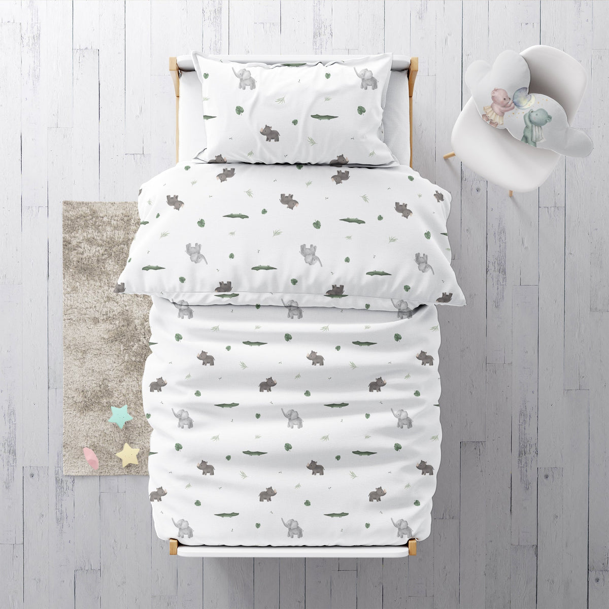 "Little Safari" Premium Kinderbettwäsche