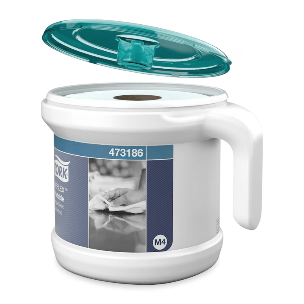 Tork 473186 Tragbarer Reflex™ Einzelblatt Innenabrollungsspender M4 | Karton (1 Packung)