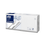 Tork 477149 Lunchservietten Weiß Advanced 1/4-Falz 2-lagig | Karton (10 Packungen)