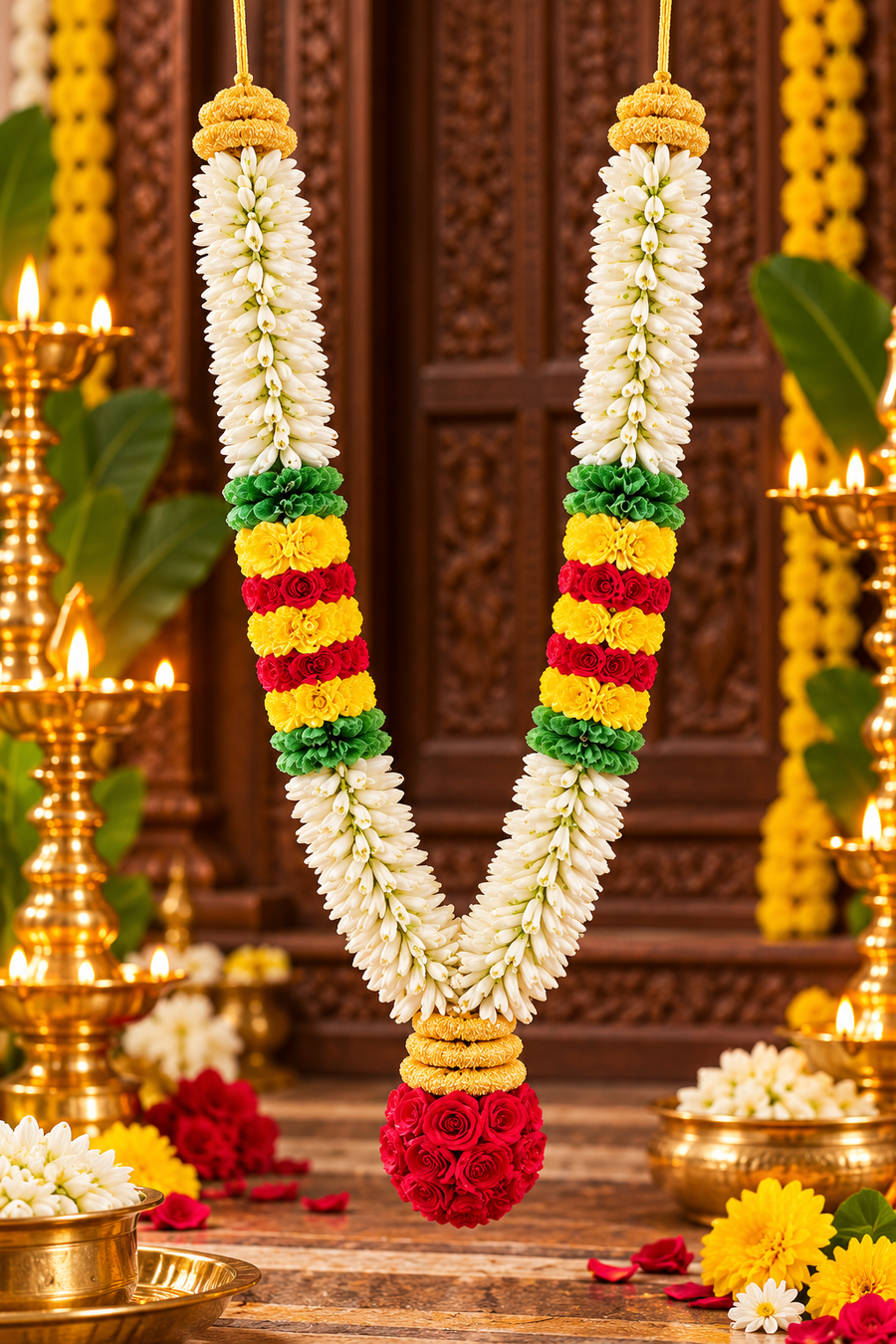 Simple Garlands-Tube Rose