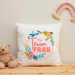 Bedrucktes Kissen mit Spruch Traumfrau