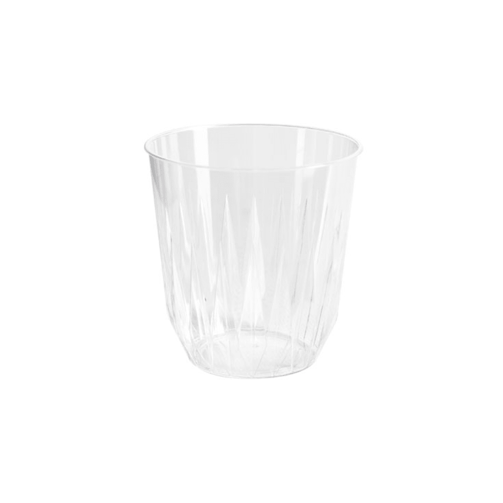 Trinkglas Diamond 250 ml - Transparentes Design für jeden Anlass | Packung (30 Stück)