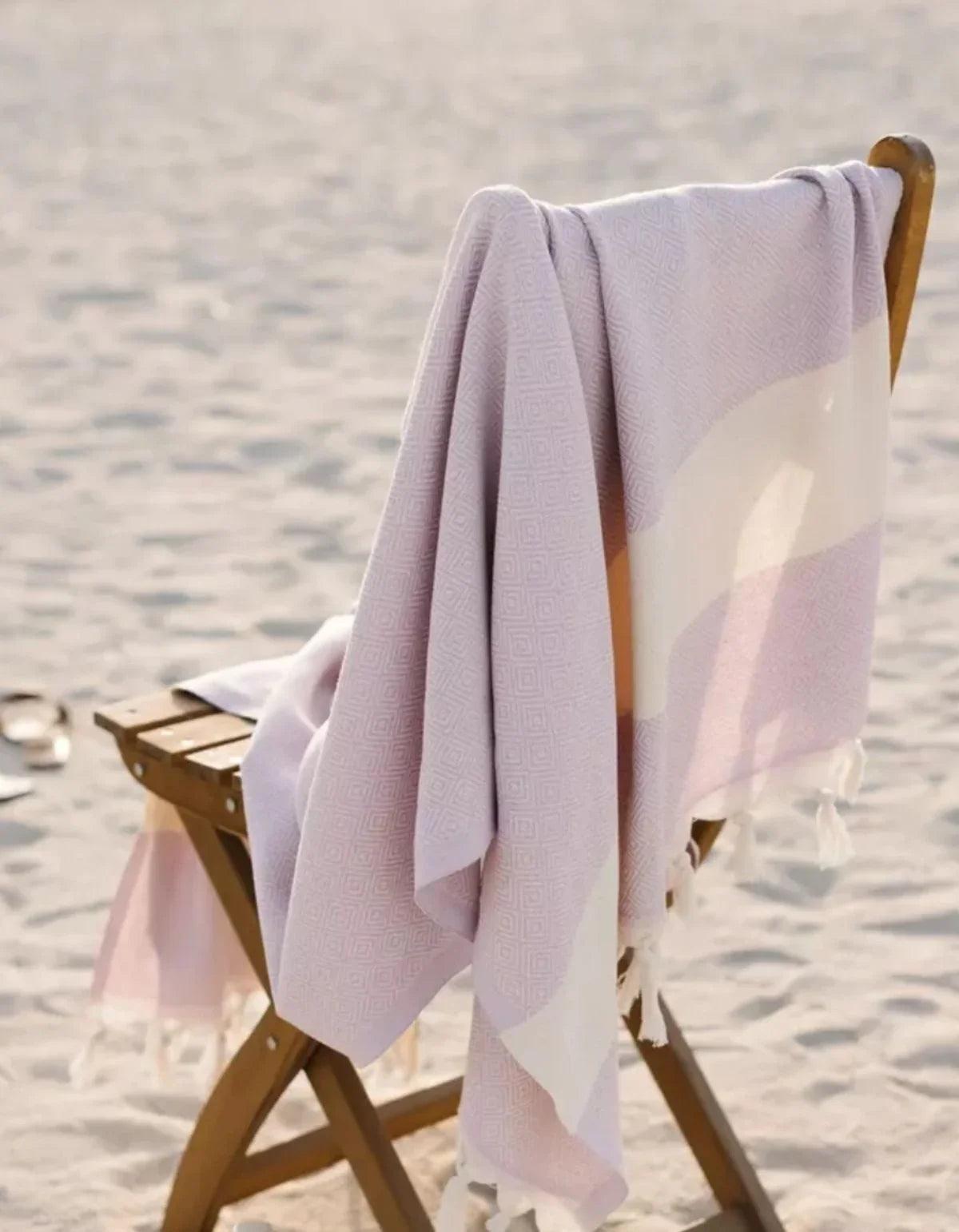 Bambushome Perla Sauna-Hamamtuch 100×180 cm, 100 % Baumwolle
