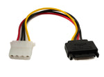 SATA Kabel 20 cm 15Pin Stecker zu IDE 4Pin Molex für Festplatte Laufwerke | System-S
