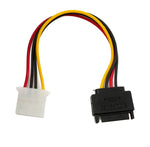SATA Kabel 20 cm 15Pin Stecker zu IDE 4Pin Molex für Festplatte Laufwerke | System-S