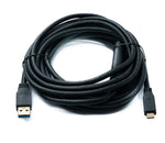 USB 3.1 Kabel 5 m Typ C Stecker zu 3.0 A Stecker  Kabel 5 Gbit/s 100W in Schwarz | System-S