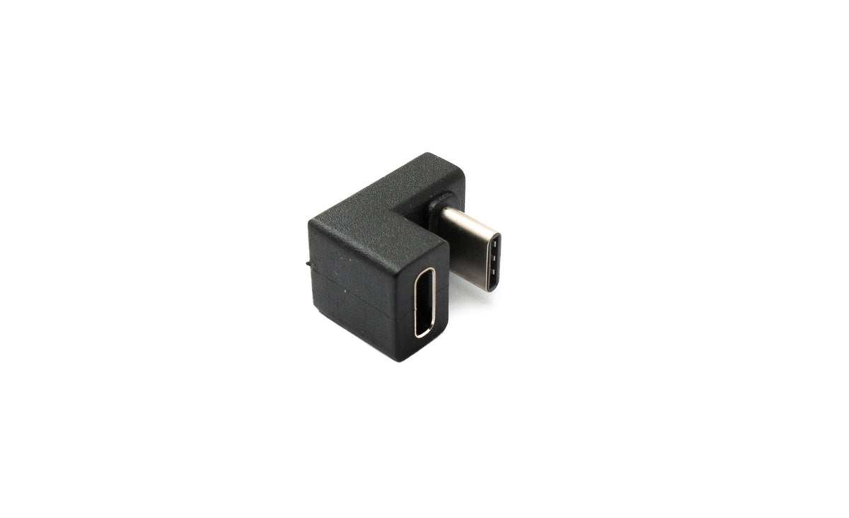 USB 3.1 Adapter Typ C Stecker zu Buchse U Turn 180° Winkel Kabel 5 Gbit/s 100W | System-S
