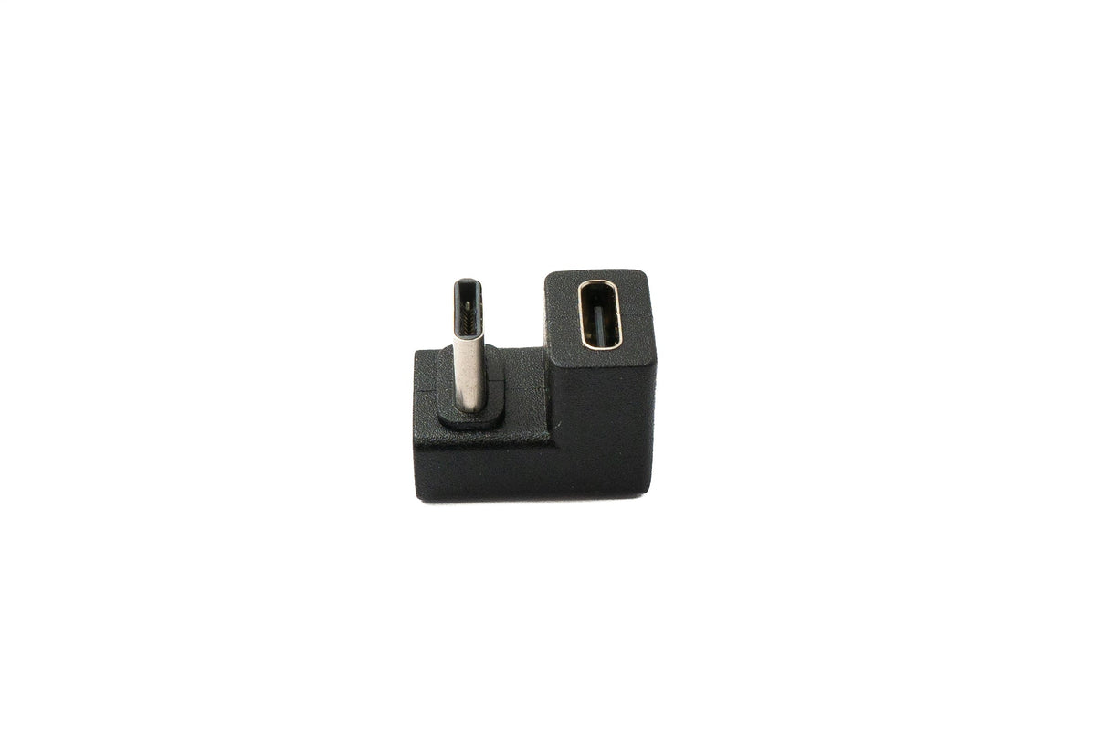 USB 3.1 Adapter Typ C Stecker zu Buchse U Turn 180° Winkel Kabel 5 Gbit/s 100W | System-S