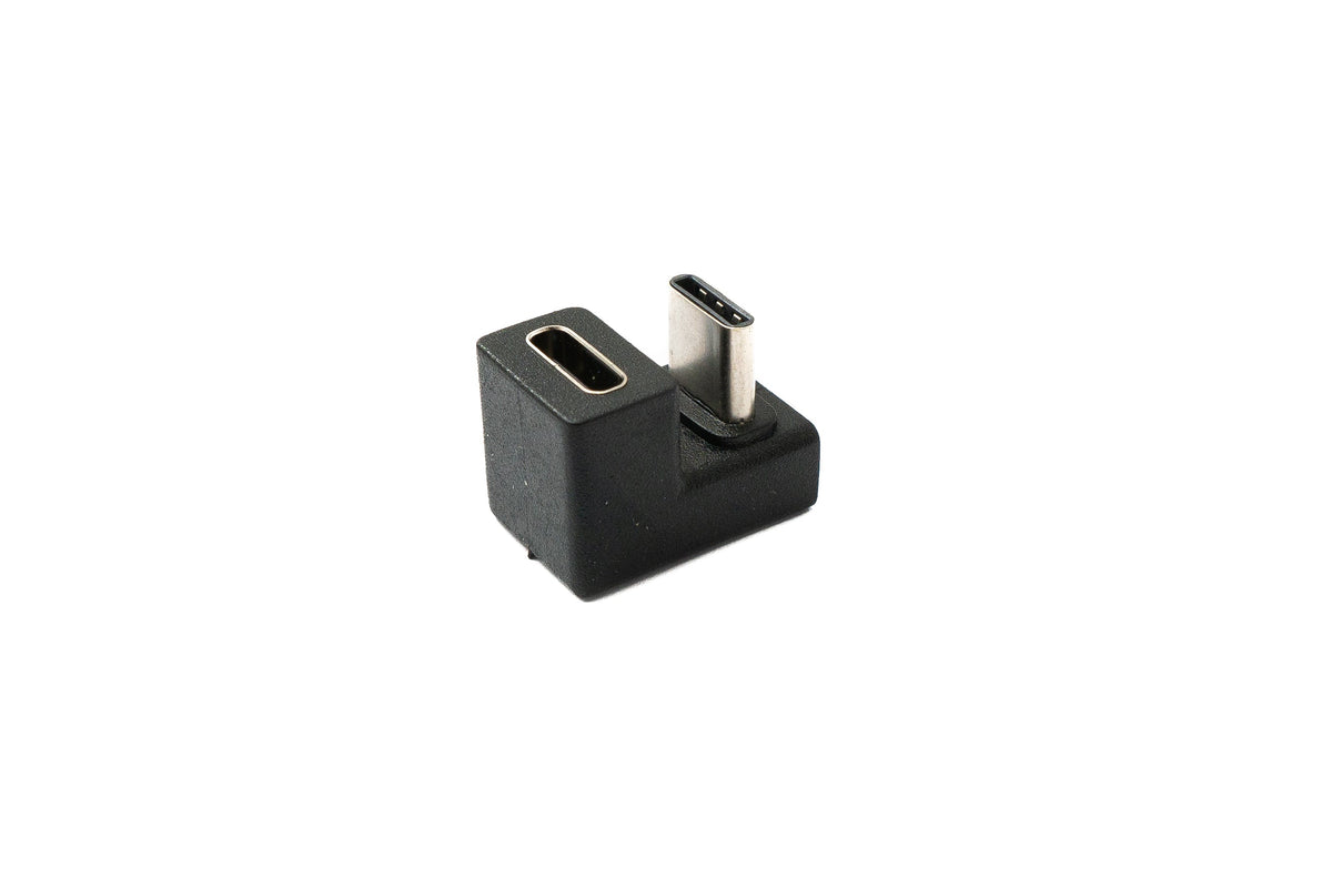 USB 3.1 Adapter Typ C Stecker zu Buchse U Turn 180° Winkel Kabel 5 Gbit/s 100W | System-S
