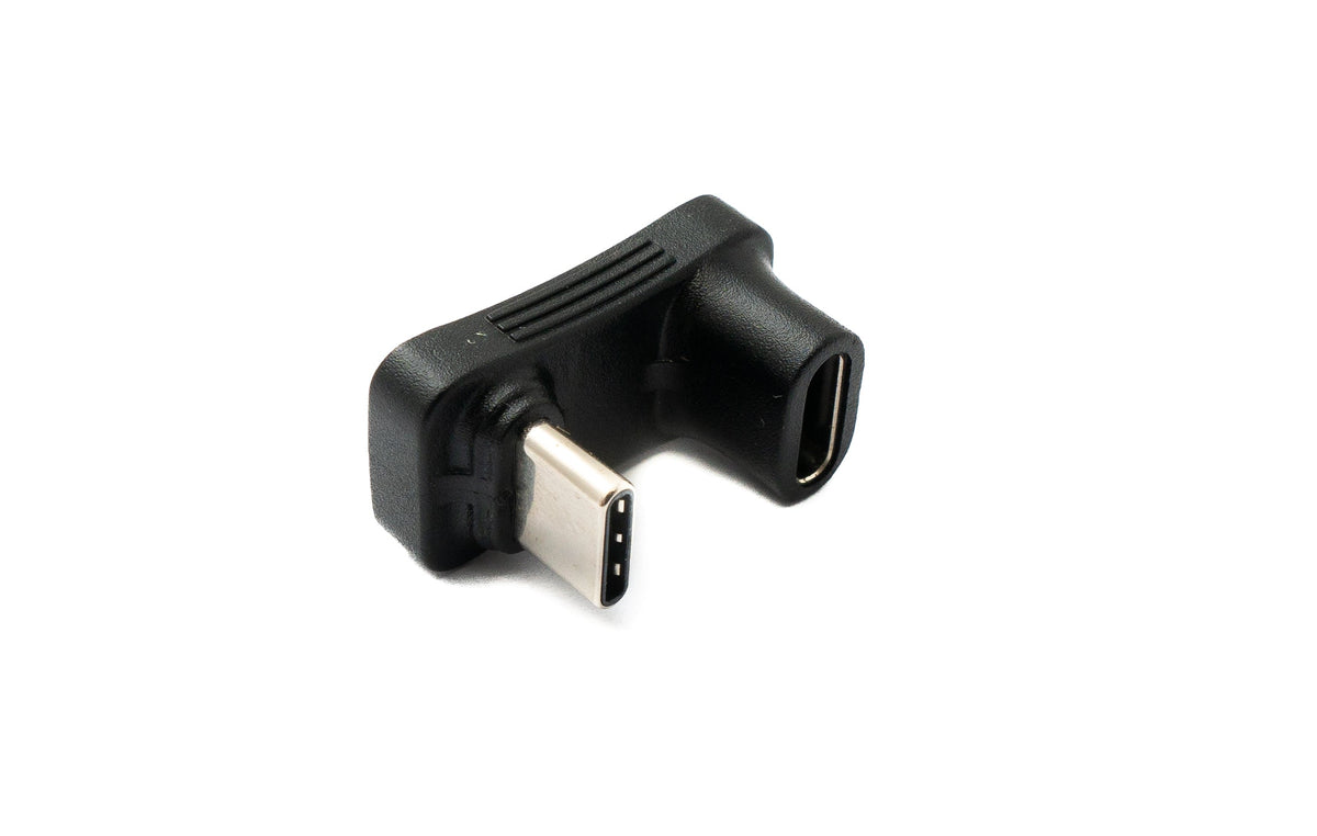 USB 3.1 Gen 2 Typ C Adapter Stecker zu Buchse U Turn 180° Winkel Kabel 10 Gbit/s 100W für Steam Deck | System-S