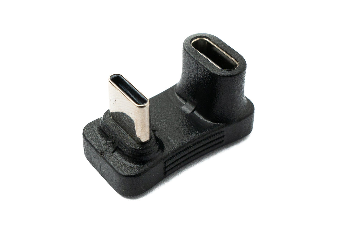 USB 3.1 Gen 2 Typ C Adapter Stecker zu Buchse U Turn 180° Winkel Kabel 10 Gbit/s 100W für Steam Deck | System-S