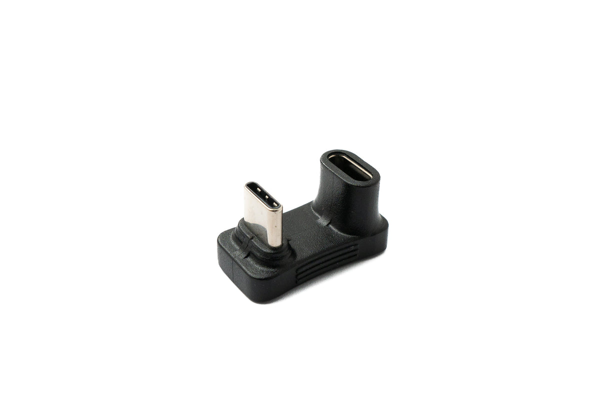 USB 3.1 Gen 2 Typ C Adapter Stecker zu Buchse U Turn 180° Winkel Kabel 10 Gbit/s 100W für Steam Deck | System-S