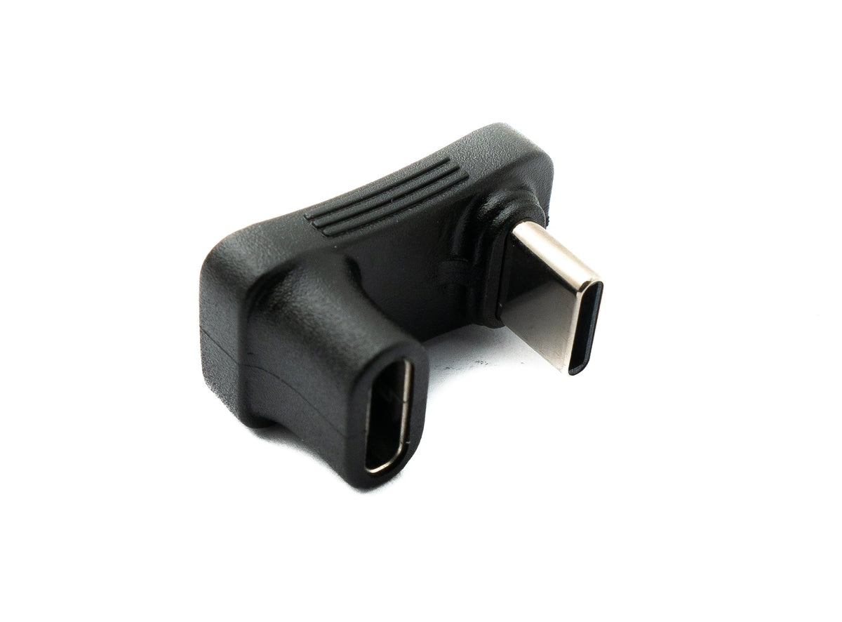 USB 3.1 Gen 2 Typ C Adapter Stecker zu Buchse U Turn 180° Winkel Kabel 10 Gbit/s 100W für Steam Deck | System-S