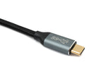 USB 3.1 Gen 2 Typ C Kabel 2 m Stecker zu Stecker 10 Gbit/s 100W Winkel | System-S