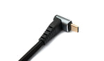 USB 3.1 Gen 2 Typ C Kabel 2 m Stecker zu Stecker 10 Gbit/s 100W Winkel | System-S