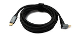 USB 3.1 Gen 2 Typ C Kabel 3 m Stecker zu Stecker 10 Gbit/s 100W Winkel | System-S