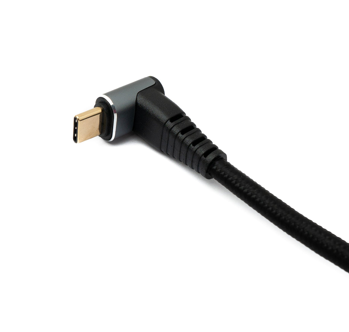 USB 3.1 Gen 2 Typ C Kabel 3 m Stecker zu Stecker 10 Gbit/s 100W Winkel | System-S