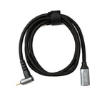 USB 3.1 Gen 2 Typ C Kabel 100 cm Stecker zu Buchse 10 Gbit/s 100W Winkel | System-S