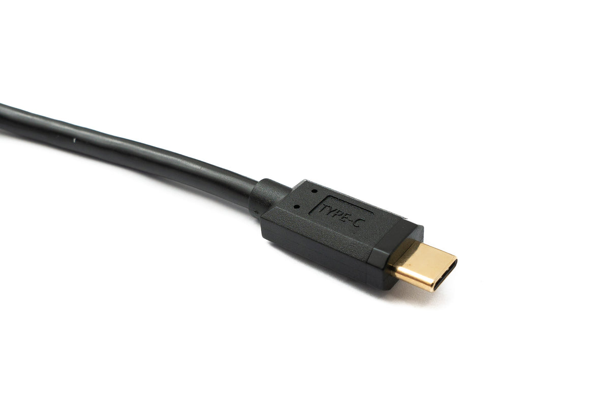 USB 3.1 Typ C Kabel 80 cm Stecker zu Stecker 5 Gbit/s Spirale U Turn 180° Winkel | System-S