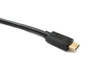 USB 3.1 Typ C Kabel 80 cm Stecker zu Stecker 5 Gbit/s Spirale U Turn 180° Winkel | System-S