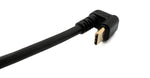 USB 3.1 Typ C Kabel 80 cm Stecker zu Stecker 5 Gbit/s Spirale U Turn 180° Winkel | System-S