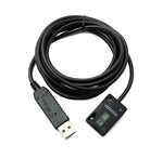 PCsensor USB 2.0 Kabel 2 m Typ A Stecker zu Photoelektrischer Licht Bewegung Sensor in Schwarz