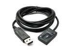 PCsensor USB 2.0 Kabel 2 m Typ A Stecker zu Photoelektrischer Licht Bewegung Sensor in Schwarz