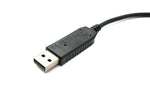 PCsensor USB 2.0 Kabel 2 m Typ A Stecker zu Photoelektrischer Licht Bewegung Sensor in Schwarz
